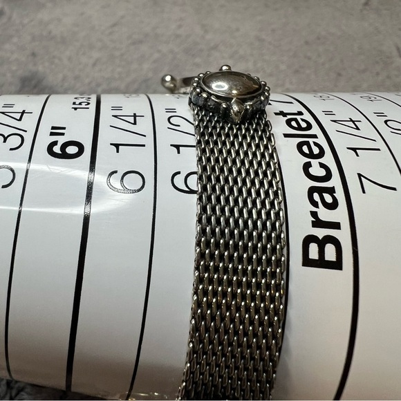 Ecclissi Sterling Silver Locket Watch with Amethyst Accents - Picture 7 of 13